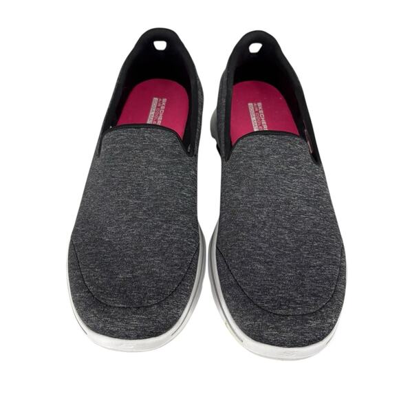 Skechers GOwalk 5 Slip On Sneakers Heathered Gray Womens Size 10 Comfort - Picture 3 of 9